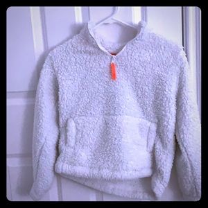 White Sherpa sweatshirt